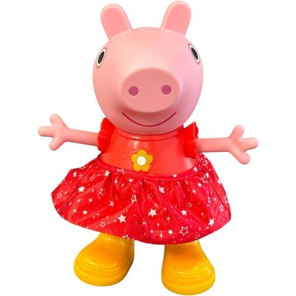 Peppa Pig Peppa’s Muddy Muddles Party Singing & Dancing Red Dress Toy - Picture 2 of 7